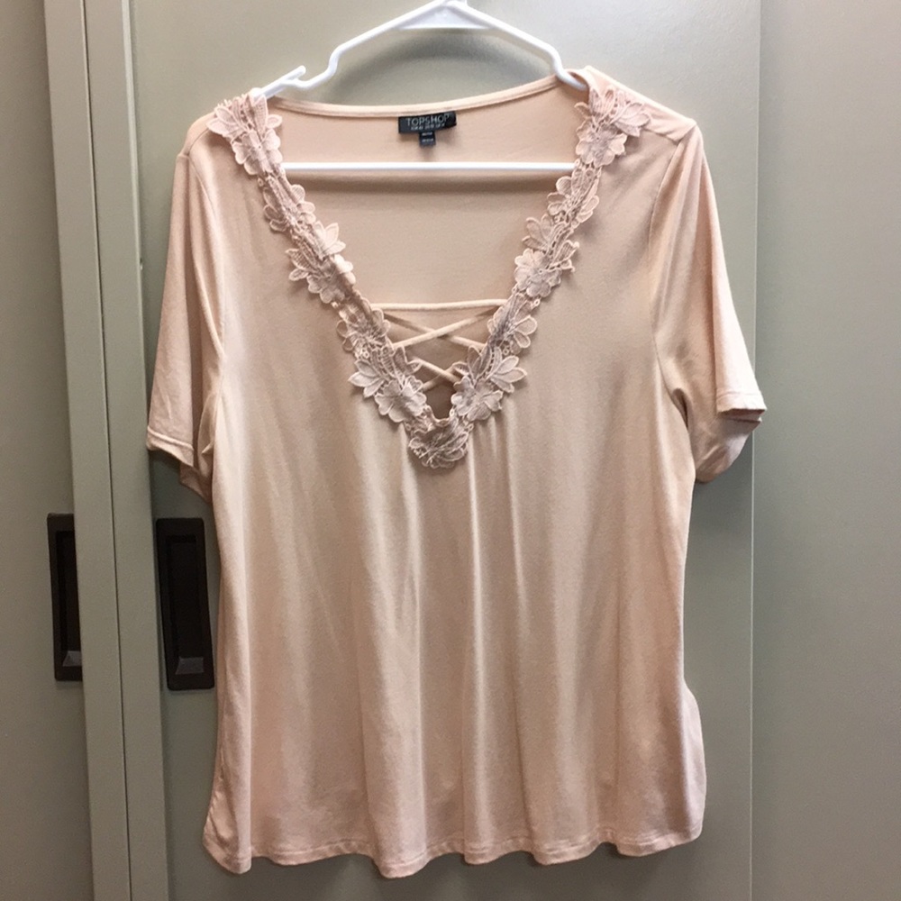 Floral laced up Shirt